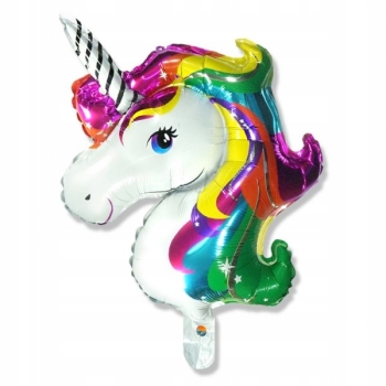 Balon foliowy Kolorowy Jednorożec Pony 70 cm