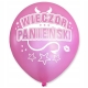 BALONY zestaw na WIECZÓR PANIEŃSKI RÓŻOWY CZARNY