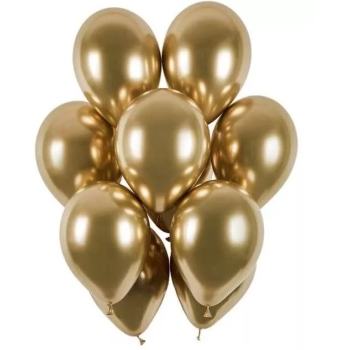 BALONY ZESTAW 1 Urodziny CHROM CZARNY 100 cm