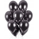 BALONY ZESTAW 2 Urodziny CHROM CZARNY 100 cm