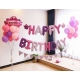 Balony foliowe napis HAPPY BIRTHDAY KOLOROWY 40 cm