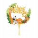 Topper Na Tort Zwierzątka Zoo Safari Urodziny Happy Birthday