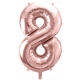 ZESTAW balony HAPPY BIRTHDAY 18 urodziny ROSE GOLD