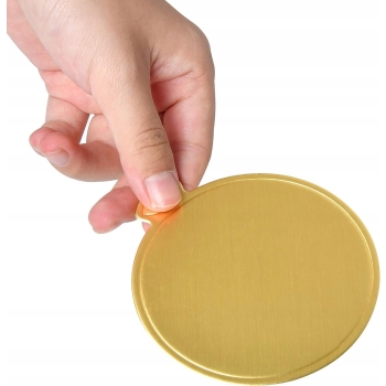 Bankietówka OKRĄGŁA złota podkładki pod monoporcję ciasto 10 cm 100szt