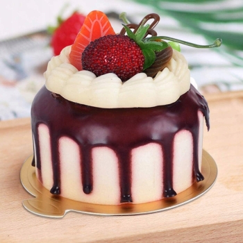 Bankietówka OKRĄGŁA złota podkładki pod monoporcję ciasto 10 cm 100szt