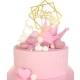 TOPPER ZŁOTY HAPPY BIRTHDAY Dekoracja tort Urodziny