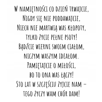 Kartka na wieczór panieński dla panny młodej pamiątka retro Z ŻYCZENIAMI