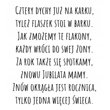 Kartka na 40 urodziny czterdziestkę urodzinowa z liczbą whisky Z ŻYCZENIAMI
