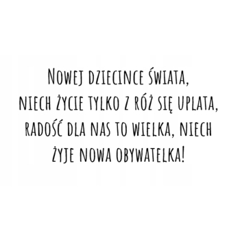 Kartka na chrzest chrzciny dla dziecka ubranka wyprawka Z ŻYCZENIAMI