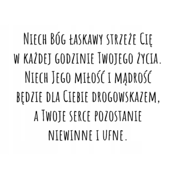 Kartka na chrzest chrzciny dla dziecka gołąb wianek Z ŻYCZENIAMI