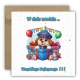 Kartka na urodziny dla dzieci psi patrol paw patrol balony baner happy