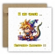 Kartka na urodziny urodzinowa dla dzieci Dragon Ball Z Son Goku tort ogon