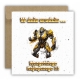 Kartka na urodziny dla dzieci Transformers Optimus