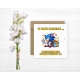Kartka na urodziny urodzinowa dla dzieci Sonic X jeż tort prezent