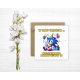 Kartka na urodziny dla dzieci Sonic X jeż balony prezent happy