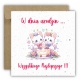 Kartka na urodziny urodzinowa dla dzieci Hello Kitty kotki torcik