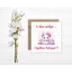 Kartka na urodziny dla dzieci Hello Kitty kotek torcik