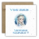 Kartka na urodziny dla dzieci kraina lodu elsa frozen wianek