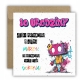Kartka na 10 urodziny urodzinowa graffiti skate robot cytat kolorowa