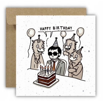 Kartka okolicznościowa na urodziny URODZINOWA Happy Birthday imprezka