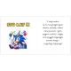 Kartka na urodziny dla dzieci Sonic X jeż czapeczka torcik Z ŻYCZENIAMI