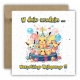 Kartka na urodziny urodzinowa dla dzieci pokemon pikachu Z ŻYCZENIAMI