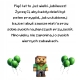 Kartka na 5 urodziny urodzinowa dla dzieci minecraft Creeper Z ŻYCZENIAMI