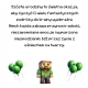 Kartka na 6 urodziny urodzinowa dla dzieci minecraft Creeper Z ŻYCZENIAMI