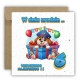Kartka na 6 urodziny dla dzieci psi patrol paw balony Ryder Z ŻYCZENIAMI