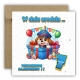Kartka na 7 urodziny dla dzieci psi patrol paw balony Ryder Z ŻYCZENIAMI