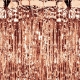 ZESTAW BALONY 2 URODZINY ROSE GOLD PERŁOWE 2 ROCZNICA ŚLUBU KURTYNA 100 CM