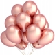 ZESTAW BALONY 4 URODZINY ROSE GOLD PERŁOWE 4 ROCZNICA ŚLUBU KURTYNA 100 CM