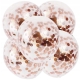 ZESTAW BALONY 75 URODZINY ROSE GOLD PERŁOWE URODZINOWY RÓŻOWE ZŁOTO 100 CM