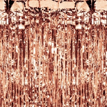 ZESTAW BALONY 5 URODZINY ROSE GOLD PERŁOWE 5 ROCZNICA ŚLUBU KURTYNA 100 CM