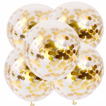 ZESTAW BALONY 18 URODZINY ZŁOTY 18 ROCZNICA ŚLUBU ZŁOTA CZARNY 100 CM