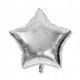 ZESTAW BALONY 65 URODZINY SREBRNY 65 ROCZNICA ŚLUBU NIEBIESKI 100 CM