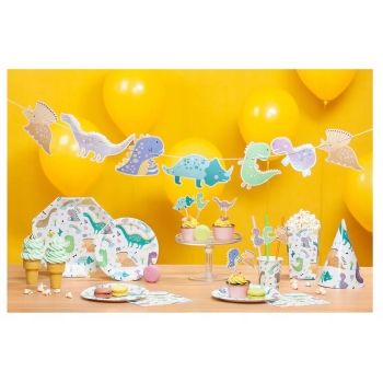 Topper Toppery Na Tort Muffinki Dinozaury 6 sztuk