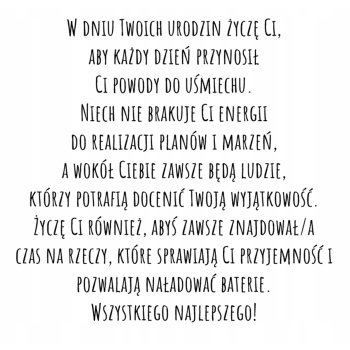 Kartka na 40 urodziny urodzinowa wędkarza wędkarz rybak cytat Z ŻYCZENIAMI
