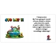 Kartka okolicznościowa na 7 urodziny dla dzieci SUPER MARIO Z ŻYCZENIAMI