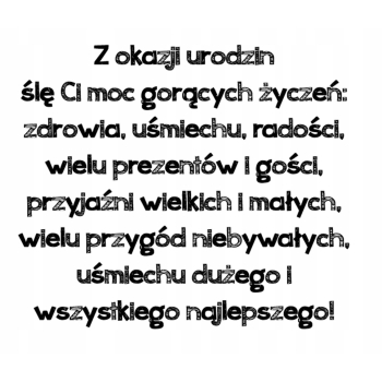 Kartka okolicznościowa na 7 urodziny dla dzieci LEGO Z ŻYCZENIAMI