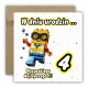 Kartka okolicznościowa na 4 urodziny dla dzieci LEGO Z ŻYCZENIAMI