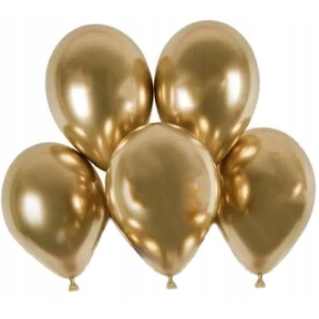 ZESTAW BALONY 17 URODZINY ZŁOTY ZŁOTE SZAMPAŃSKI 17 ROCZNICA ŚLUBU 100 CM