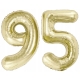 ZESTAW BALONY 95 URODZINY ZŁOTY ZŁOTE SZAMPAŃSKI 95 ROCZNICA ŚLUBU 100 CM