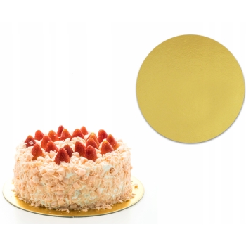 Podkład pod tort okrągły mocny sztywny 24 cm 2400 g DWUSTRONNY 10 SZT