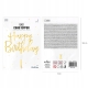 Topper PartyPal Happy Birthday 13,5 cm złoty