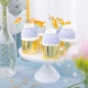 Toppery na tort Anioły 9 cm 6 szt na chrzest chrzciny