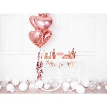 Balon Foliowy ROSE GOLD RÓŻOWE ZŁOTO SERCE 45 cm