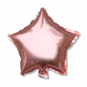 BALONY ZESTAW 18 OSIEMNASTKA ROSE GOLD 100 cm